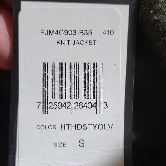 NWT BCBG Maxazria Crop Army Olive Green Moto Jacket Quilted Sructured Shoulders - Picture 8 of 10